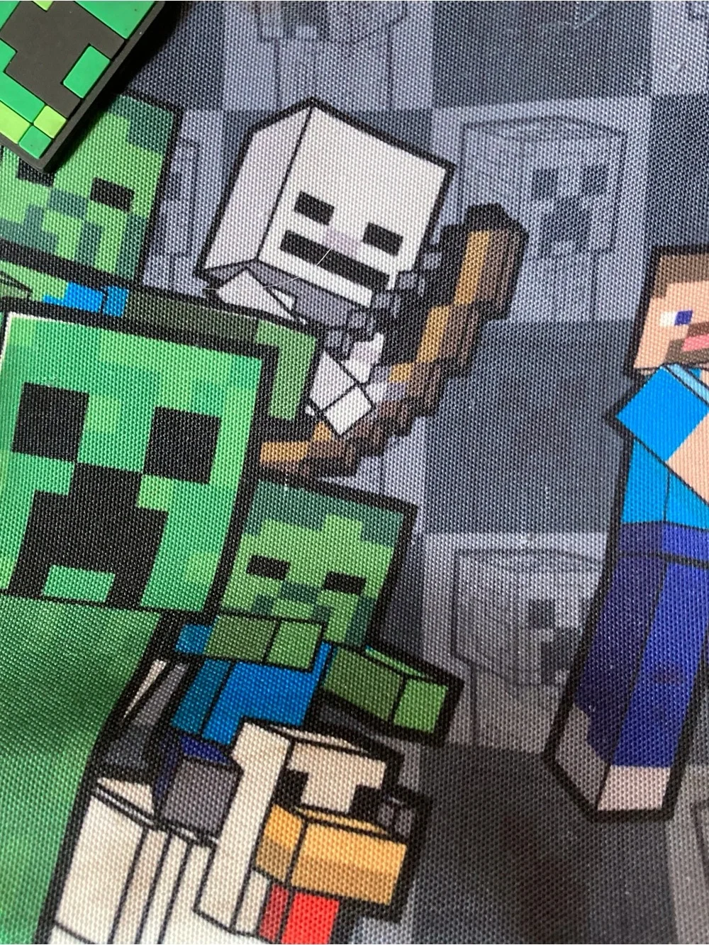 Minecraft Backpack in Green and Black
